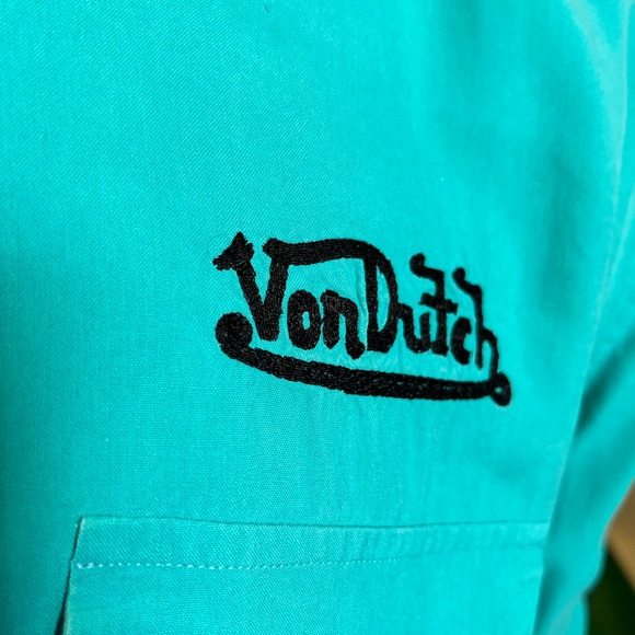 Vintage Von Dutch silk Button up - Picture 3 of 7